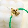Accessories Niche Design Titanium Steel Diy Handmade Crown Press Buckle Bracelet Fashion Weave Leather Hand Rope Women