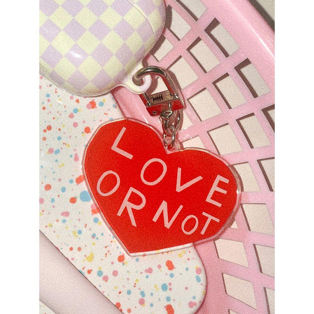 

Love or not Red Loveornot Keyring Red