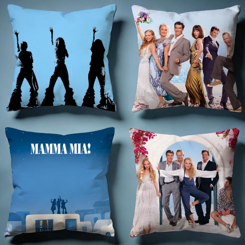 Popular Mmamma Miaful Cushion Cover Soft Decorative Pillow Case Suitable for Bedroom Sofa Car Travel Use