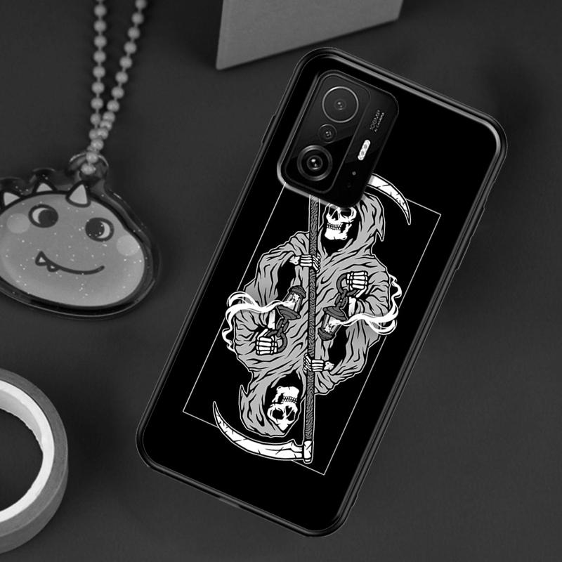 

Чехол со скелетом и черепом Grim Reaper для POCO F5 X5 X3 Pro X4 F4 GT F3 M5s C40 Чехол для Xiaomi 13 12 Lite 11T 12T Pro 12X Xiaomi 12T (12T Pro)