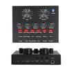 Audio Mixer V8 Sound Card Studio Record External Sound Card Durable Mic Sound Card  Webcast Live