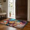 Anime SScissor SSeven Floor Mat Soft Flannel Absorbent Mat Non-Slip Rug Home Bedroom Bathroom