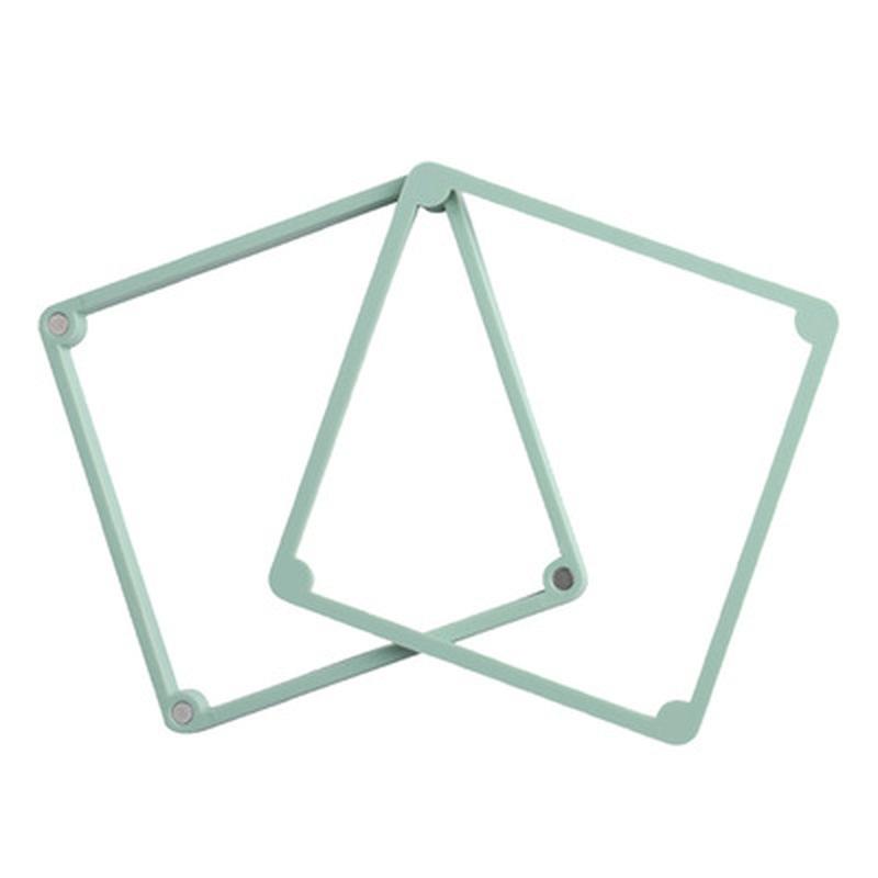 

1 шт. Кухонный инструмент для выпечки Форма для печати Форма для торта Фиксированная рамка Форма для помадки Печенье Спрей-форма Аксессуары зелёный