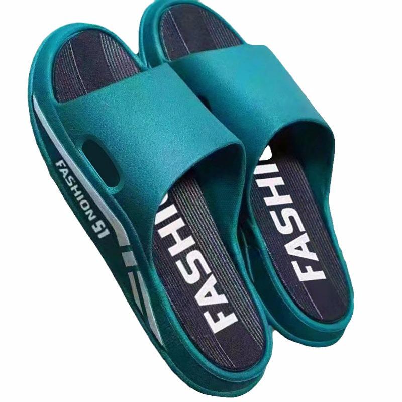 Damen Schwarze Vielseitige Dicksohlige Flache Sommer-Sandalen - Modische, Bequeme und Weichsohlige Slipper