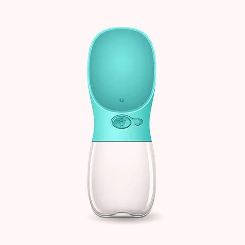 

WTEMPO портативная поилка для собак, диспенсер для воды на выход для домашних животных, диспенсер для подачи и питья воды для домашних животных, бутылка для воды на улице 7.5*20.8cm зелёный