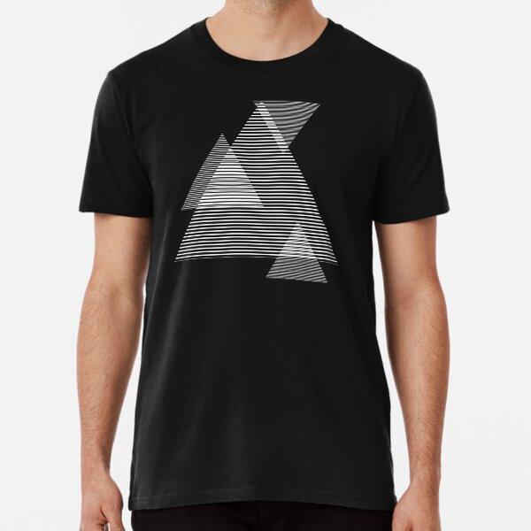 Abstract Triangles Geometric Shapes - Modern S To 5XL Made In the AU/USA T-Shirt