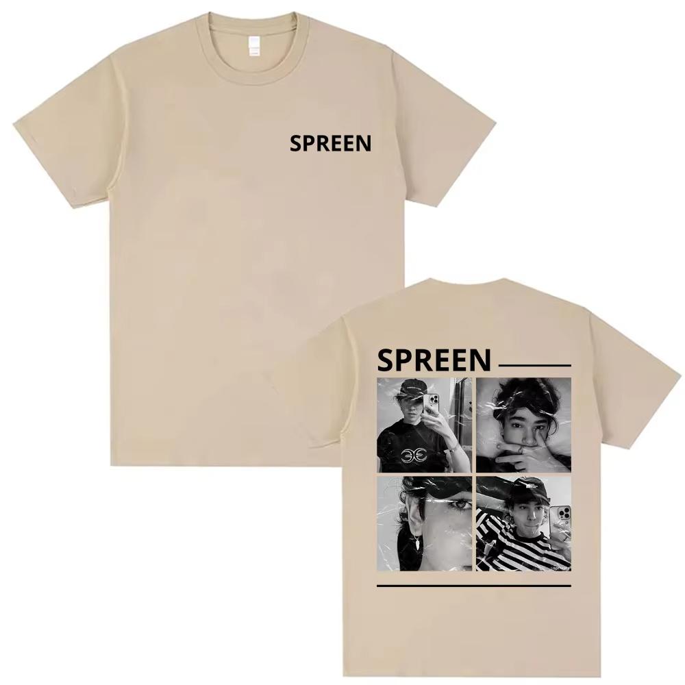 Rapper Spreen Album Graphic Merch Tshirts Mens Women Fashion Vintage Short Sleeve T Shirt Casual 100 Cotton Oversized Tshirt