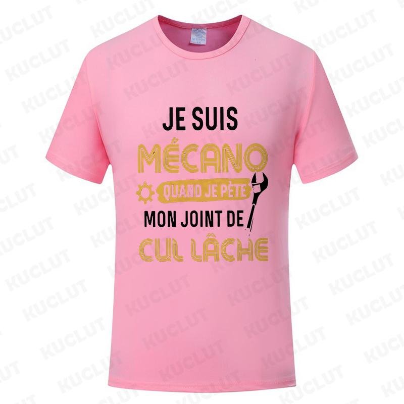 You Know I'm Mechano T Shirt Funny French Text Dad Gift Worker Humor Shirts Vintage Tee Casual Oversized Summer Fashion T-shirt