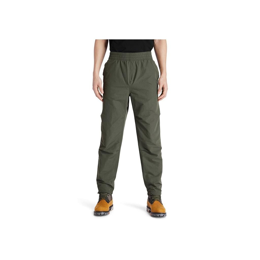 Timberland Solid Color Stretch Breathable Casual Pants Men Bottoms Army-Green A2AFK-A58