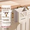 Punch-Free Wall-Mounted Foldable Trash Can for Kitchen and Bathroom.