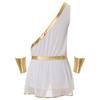 Mens Heart One Shoulder Romper Detachable Sleeves One Piece Bodysuit Costume