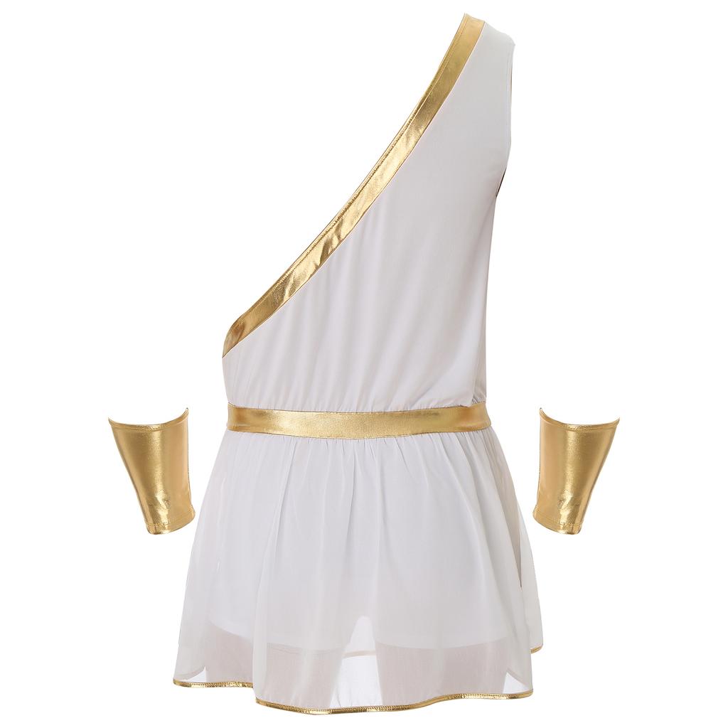 Mens Heart One Shoulder Romper Detachable Sleeves One Piece Bodysuit Costume