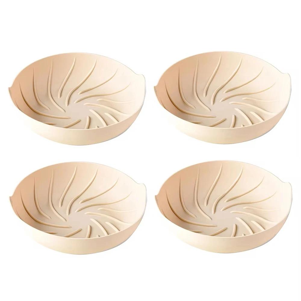 

Набір силіконових круглих форм для торта з 4 предметів, багаторазовий, простий для виймання, квадратна форма для торта Домашня форма для випічки хліба своїми руками Кухонний інструмент для випічки