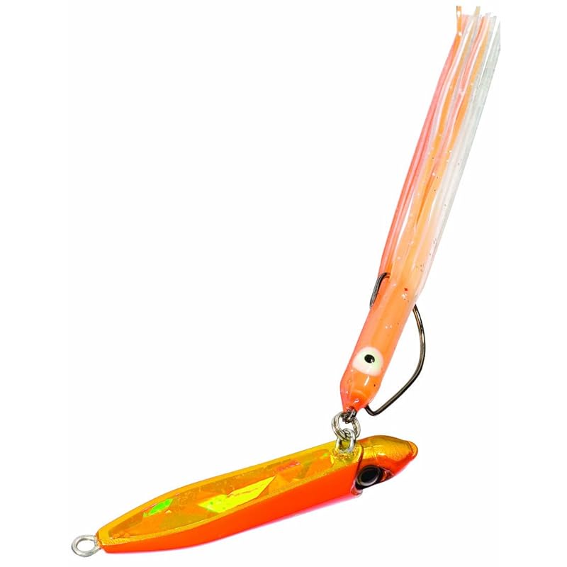 

DUEL lure Inchiku salty bait 60g F887-CHGO-Crash Hologram Gold Orange jig