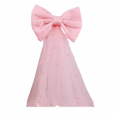 Bow 50x38cm Giant Bow Wall Backdrop Drift Strip 3 Meters Pink Iridescent Bow Wall Decor Wine Red B Giant Size