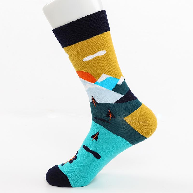 Women's Autumn and Winter Personality Street Tube Cotton Socks