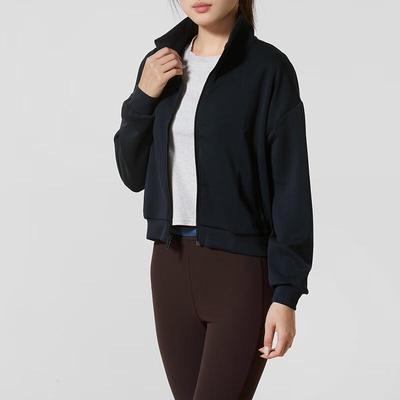 Women's Woven Stand Collar Jacket