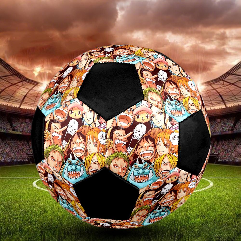 Soccer Ball Colorful Machine Stitched PVC Size 5 Team Training Competition Ready Durable High-Bounce Cool Sports Gift