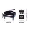 Piano Shape Piggy Bank Coin Money Saving Box Jar Desktop Ornaments  For Children Birthday Gift Wholesale