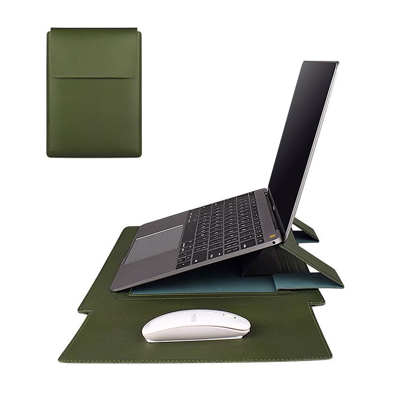 MacBook Laptop Tablet Protective Leather Case Stand for 13-15.6 inch Ultrabook Pro