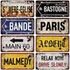 [MyPlate] Vintage Berlin Arnhem City 15x30CM Plate Metal Sign Vintage Plaque Tin Sign Man Cave Decoration Bar Sign Club Poster