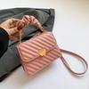 Minimalist Pu Small Square Bag For Daily Use With Shoulder Strap