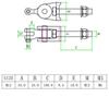 Stainless Steel Swing Accessories Swing Hanging Buckle Fixed Base Outdoor Park Courtyard Swinging Chair Hooks