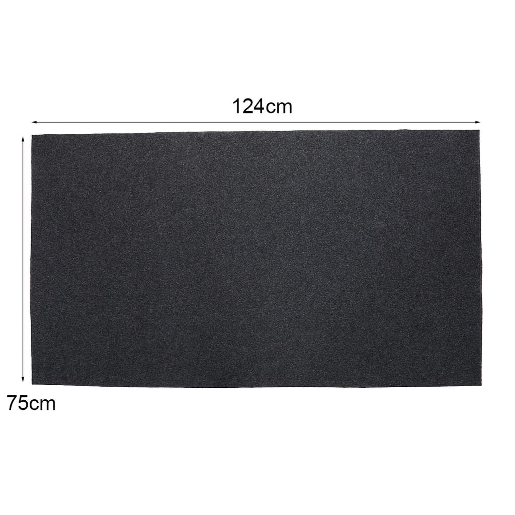 Flame Retardant Heat Resistant BBQ Gas Grill Splatter Mat Mat Backyard Floor Protective Rug