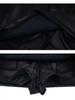 UNBDNS High-Waisted Leather Mini Skirt: Women's 2026 A/W Slim Anti-Exposure A-Line Design