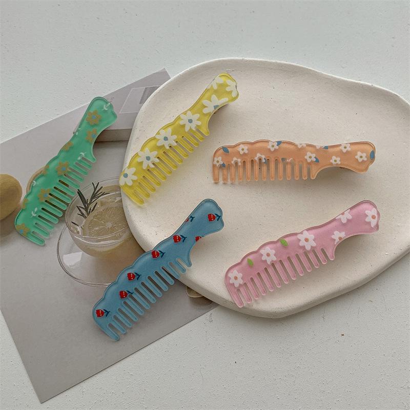 Dziewczęcy Kwiat Słodki Grzebień Wsuwka do Włosów: Kreatywna japońska i koreańska grzywka i klips boczny akcesorium do włosów