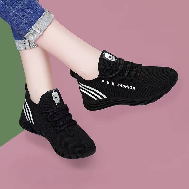 Spring and summer new casual shoes breathable cloth shoes sports shoes women's fashion single shoes