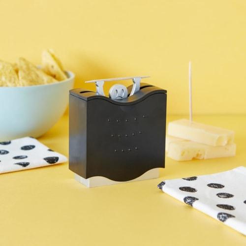 Balvi Toothpick Holder Peekaboo Black Toothpick Case