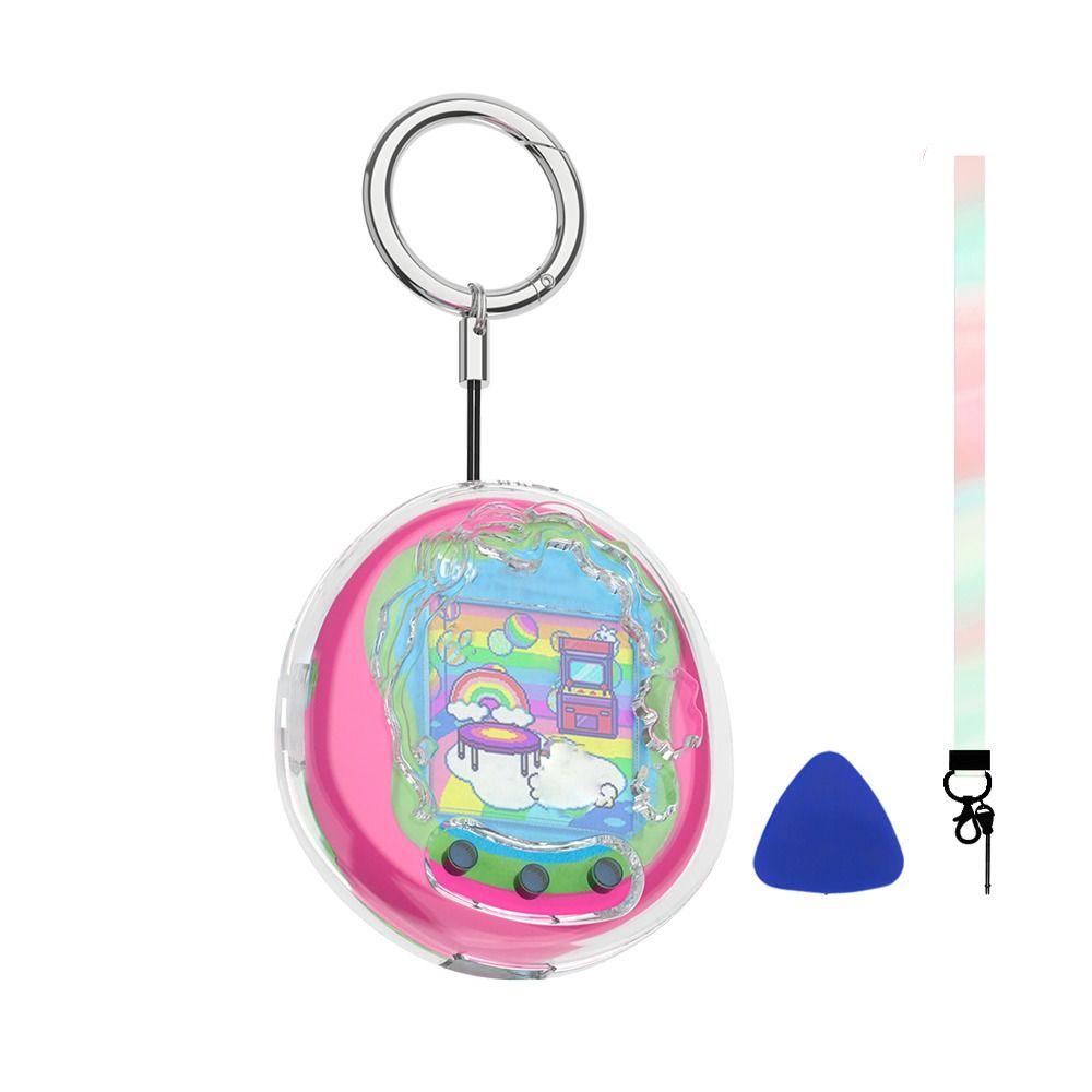 Dustproof Hard Shell Crystal PC Clear Cover for Tamagotchi Uni Electronic Pet Game Accessories