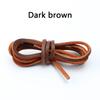 New  Flat Shoelaces Solid Leather Shoe Laces Classic Multicolor Leisure Shoe Lace Outdoor Unisex Boots Shoelace