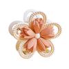 Women Hair Claw Double-Sided 3D Flower Design Strong Grip Hair Clip Anti-slip Design Back Head Hair Clip Hair Accessory