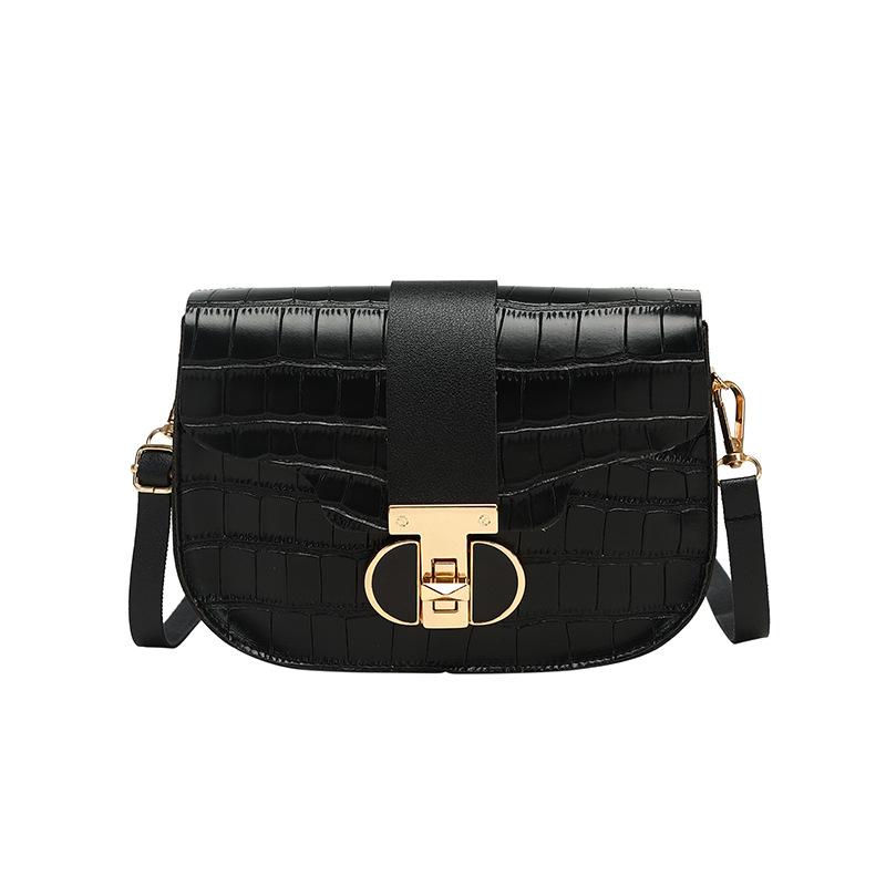 Crocodile Pattern Fashionable Versatile Women's Shoulder Bag Messenger Bag