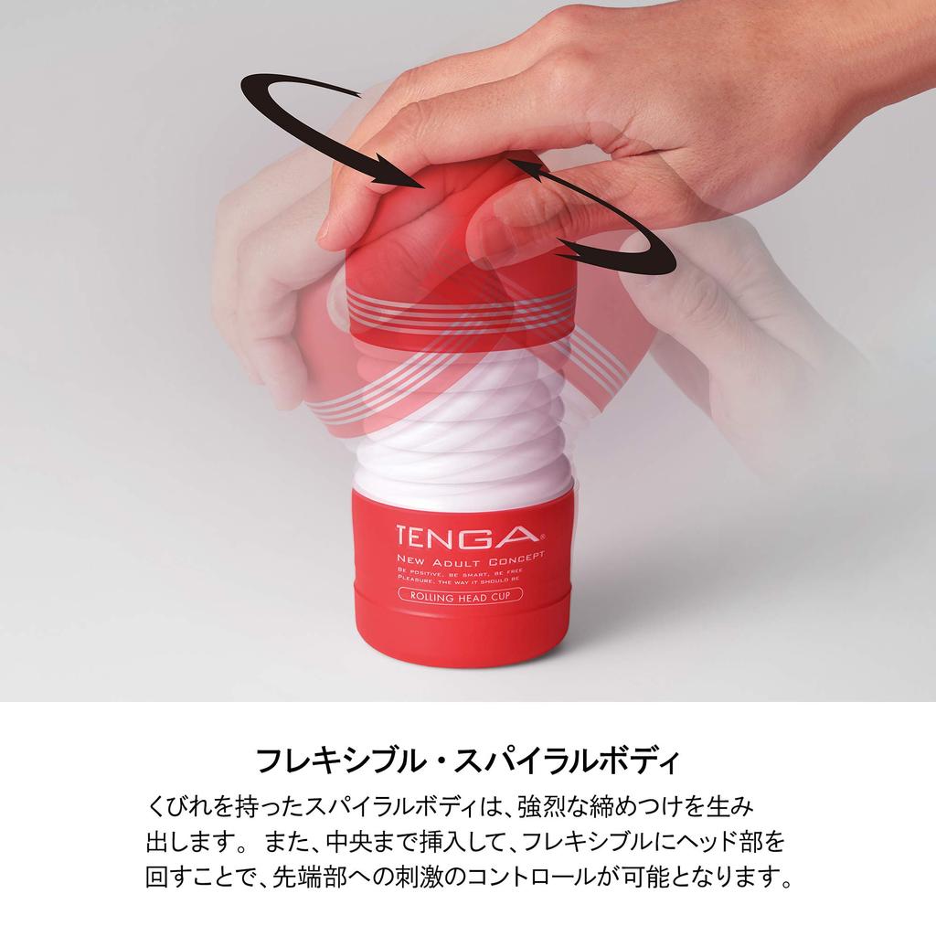 TENGA Rolling Head Cup Complete Set 3 Types Standard Soft Hard