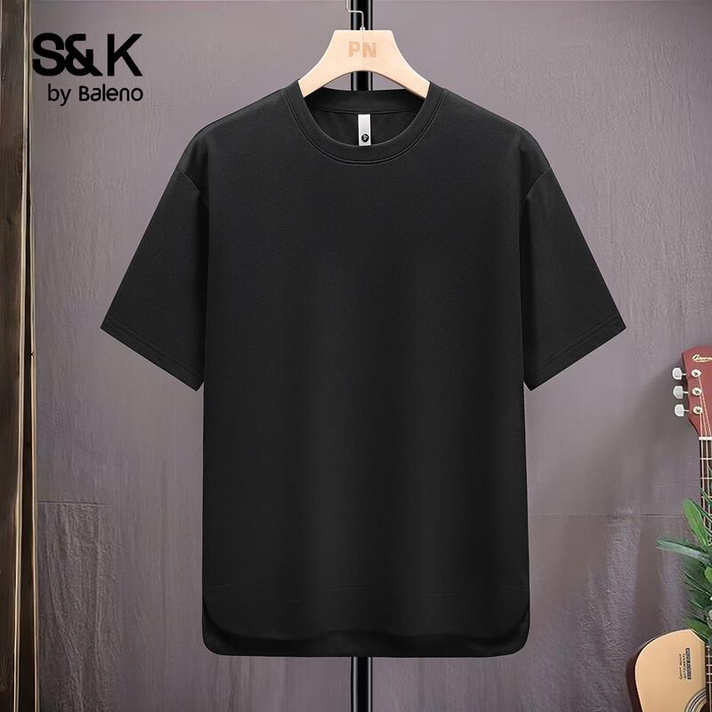 

Baleno Men s S&K Series Solid Color Casual Short Sleeve T-Shirt 4XL