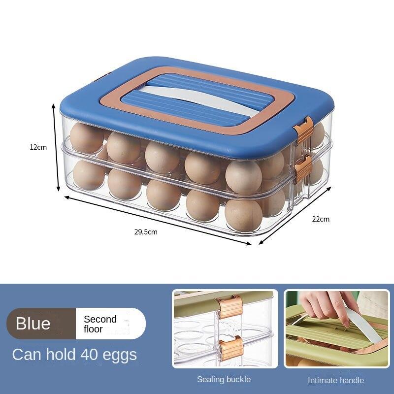 Küche Ei Lagerung Box Schublade Typ Behälter für Eier Einstellbare Zeit Organizer Fall Küche Kühlschrank Anordnung