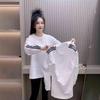 European Plus Size Three-Bar Long-Sleeve Women's Top for Autumn/Winter 2025 - New Loose Slimming Base Layer