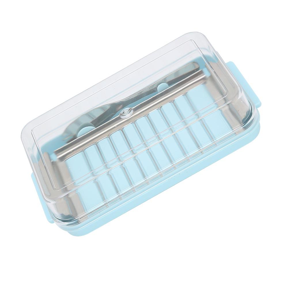 Transparent Cover Butter Slicer Cutter Stainless Steel Butter Dispenser Slicer Restaurant Use