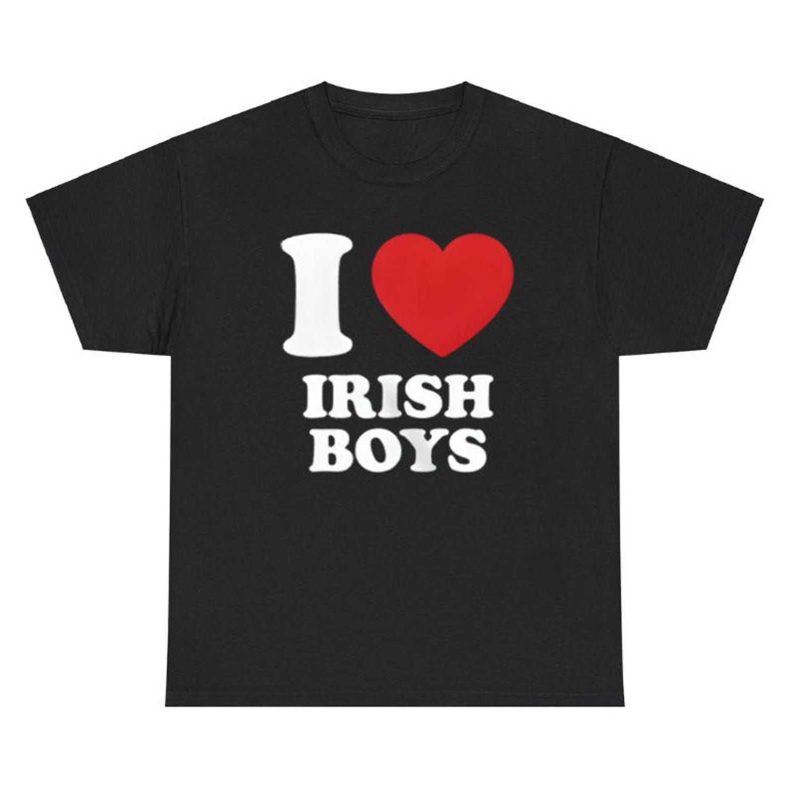 I Love Irish Boys T-Shirt | St. Patrick s Day Retro Tee XL