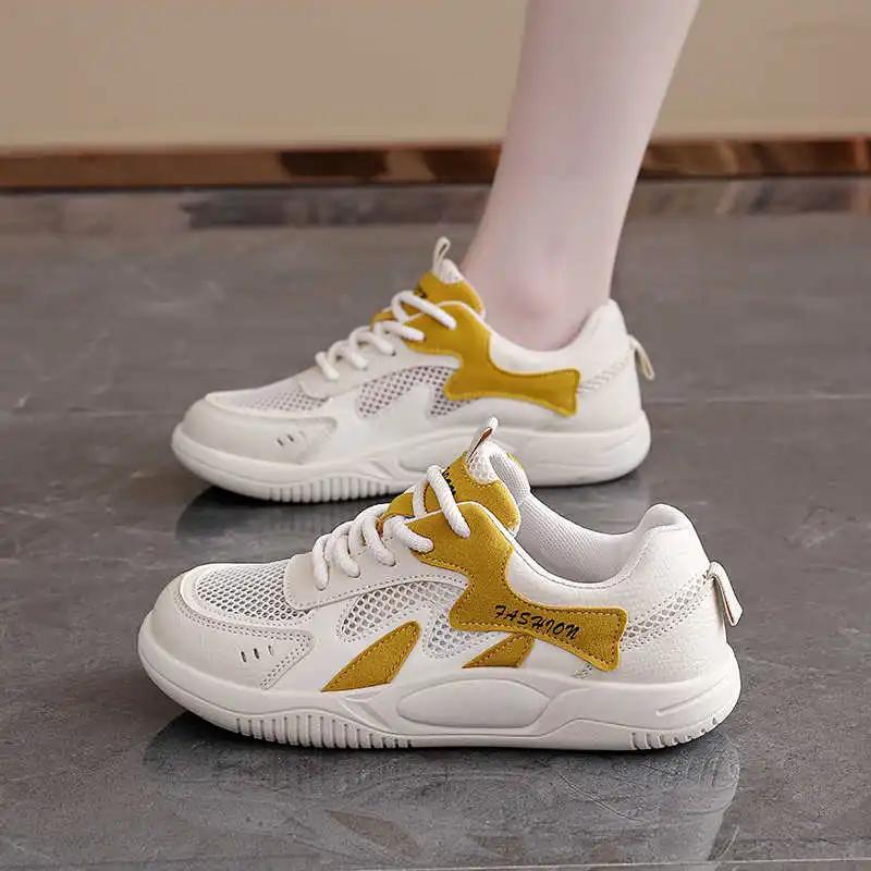 Ecoleather Autumn-spring Sneakers Summer Casual Trainer Women Tennis Shoes Sneakers Sport Casuals Lowest Price Racing