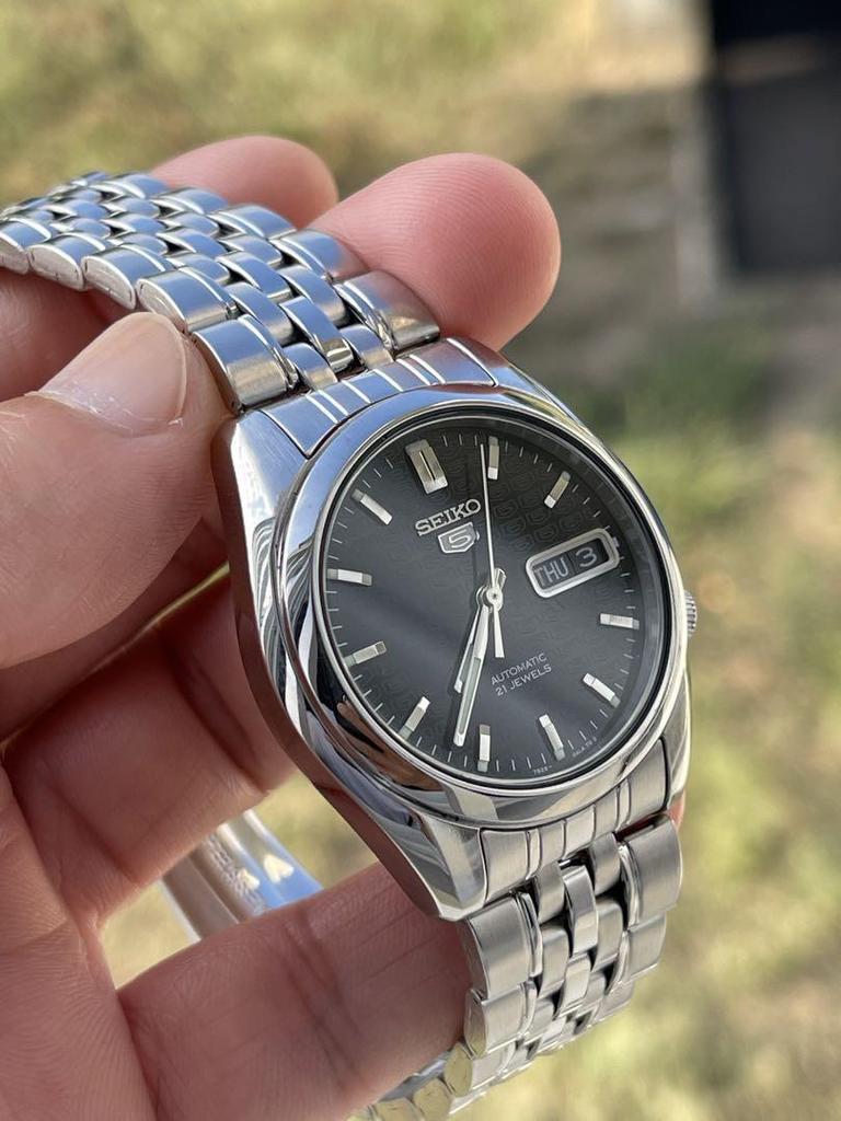 [USED] SEIKO Automatic Watch Black Dial