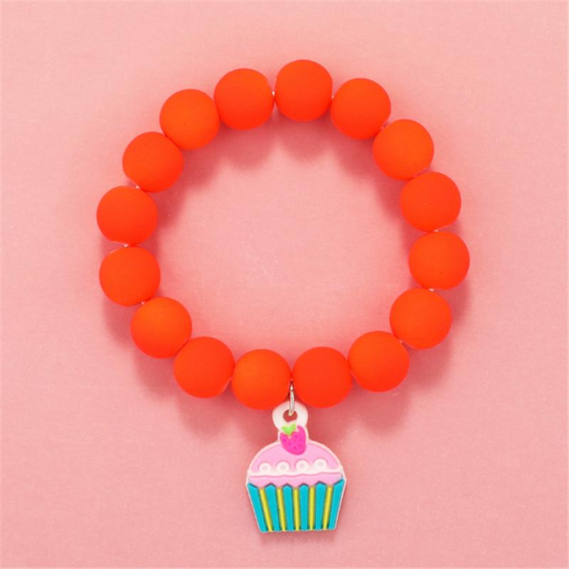 Makersland Cute Popcorn Beads Bracelet Friendship Glass Bracelets For Girls Star Moon Cloud Flower Zircon Accessories Wholesale