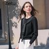 Betu Women's Knit Sweater with Detachable Shawl