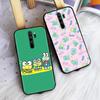 Czarne etui dla Xiaomi Poco X6 X4 M5 M6 F5 F6 C65 C55 C50 C51 C40 Pro Redmi 14C A3X 13C 12C 11T 10A 9C Note 7 6 8A Plus L-8 Słodki Keroppi