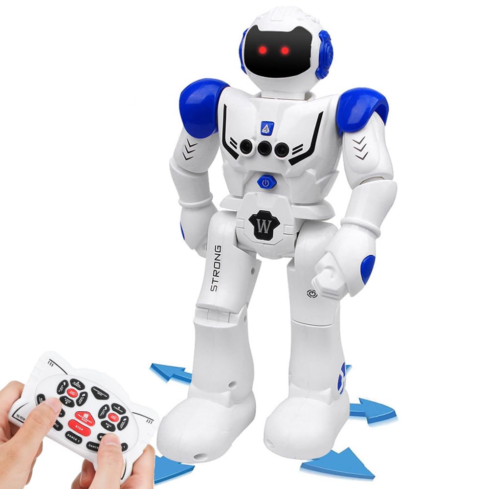 

AUGYMER Electric Intelligent Gesture Remote Multifunctional Humanoid Robot Robot, Toy, Programmable, Controlled, Controlled, Robot, Walking, Gliding, белый