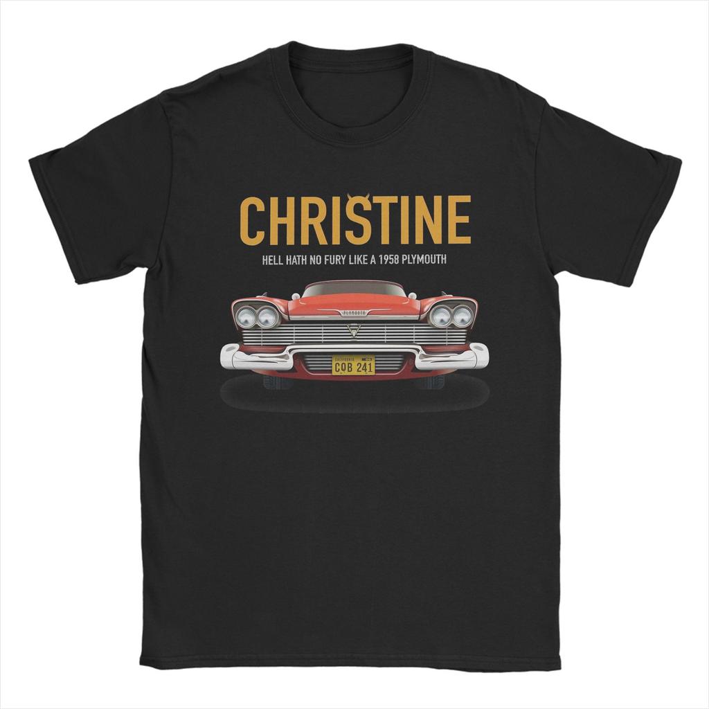 John Carpenter Christine Horror Movie Apparel Men Women T Shirts Cotton Tee Graphic Printing T-shirt Clothing