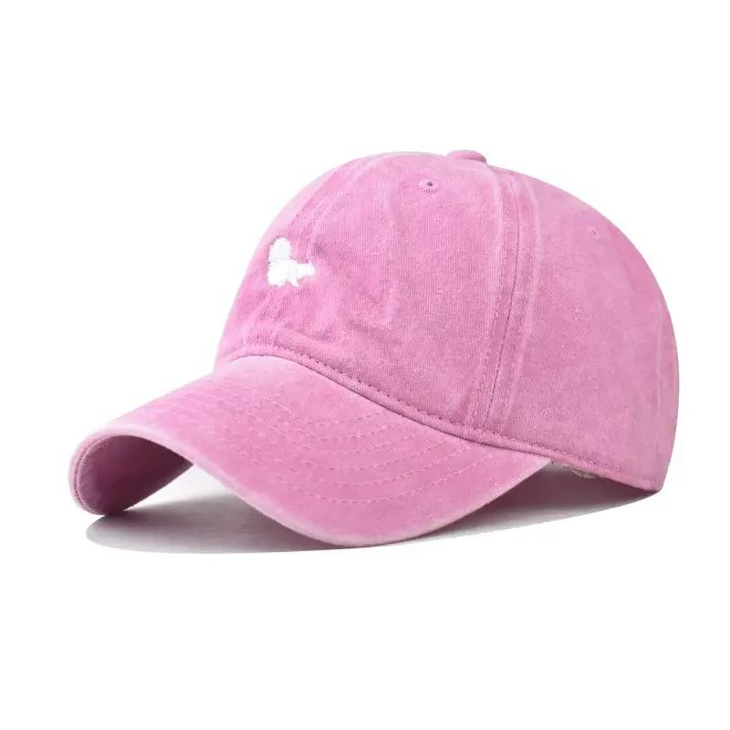 Spring Cotton Cartoon Embroidery Casquette Baseball Cap Adjustable Outdoor Snapback Hats for Men and Women 83
